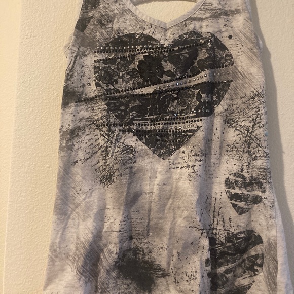 Grunge Rhinestone Tank - Picture 6 of 6